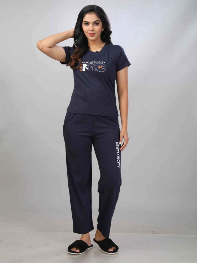 Womy Tencel Night Suit T0003 | Premium Lounge Wear | Soft & Luxury Sleepwear - Image 4