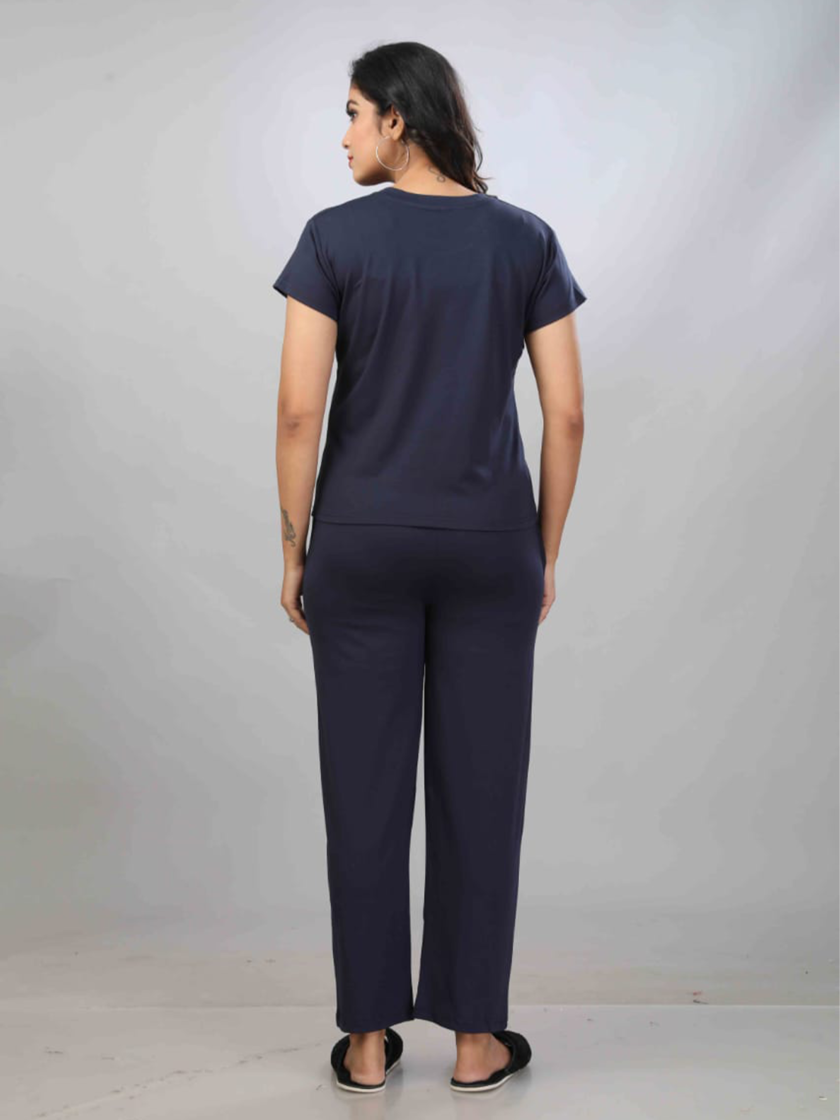 Womy Tencel Night Suit T0003 | Premium Lounge Wear | Soft & Luxury Sleepwear - Image 2