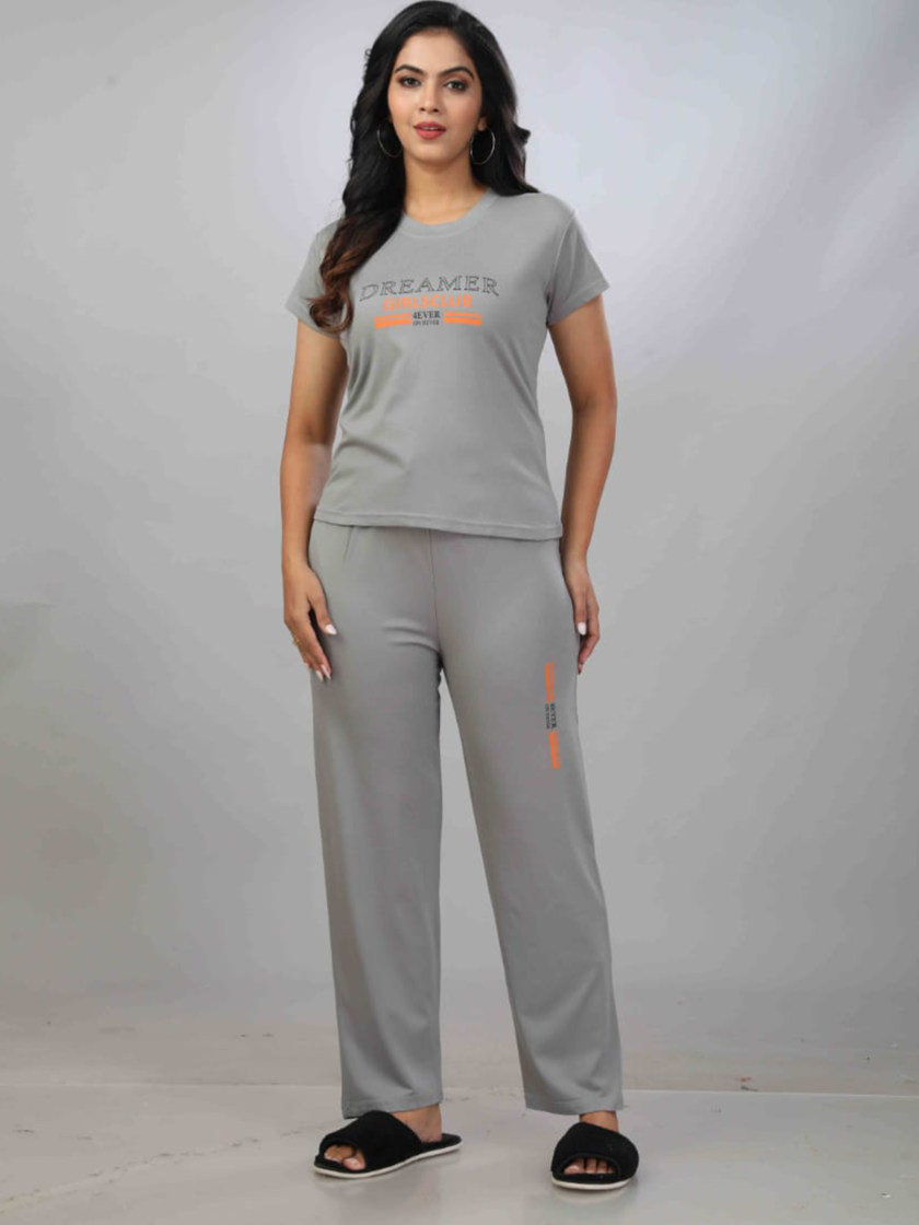 Womy Tencel Night Suit T0002 | Premium Lounge Wear | Soft & Luxury Sleepwear - Image 3