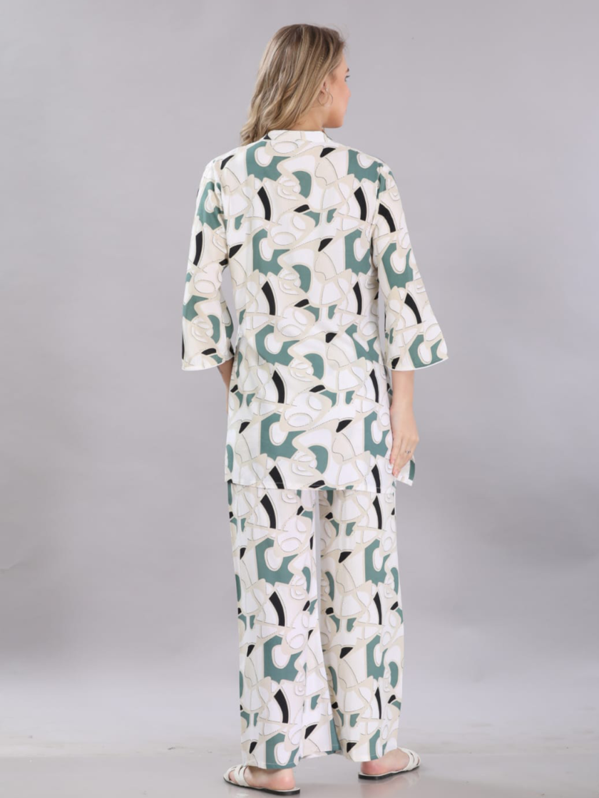 Womy Rayon Co Ord Set 5042 | Premium Lounge Wear | Soft & Luxury Sleepwear - Image 2