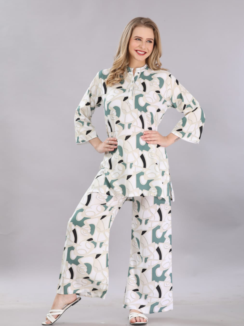 Womy Rayon Co Ord Set 5042 | Premium Lounge Wear | Soft & Luxury Sleepwear - Image 3