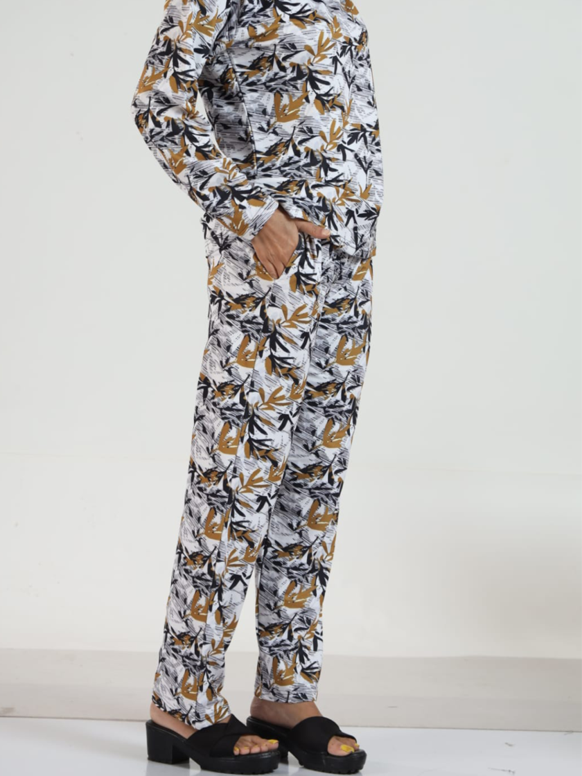 Womy Looper Co Ord Set Full Sleeves 9011 | Premium Lounge Wear | Soft & Luxury Sleepwear - Image 2