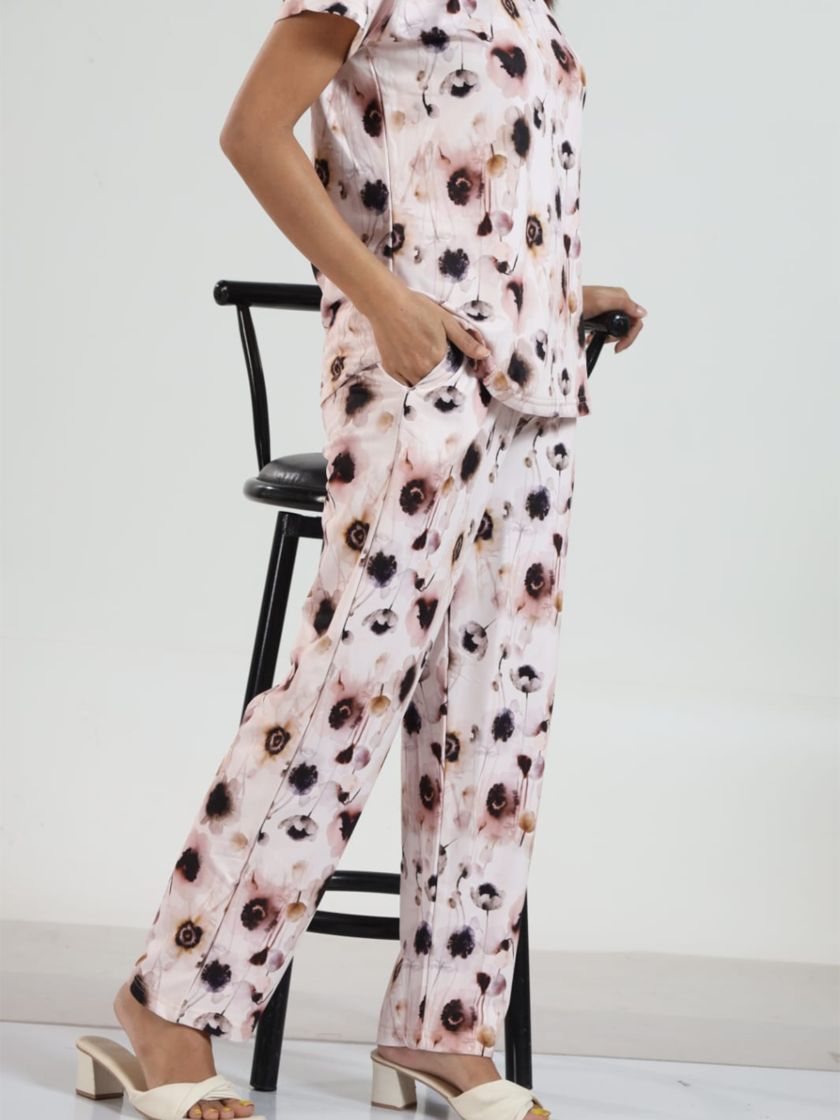 Womy Looper Co Ord Set 9005 | Premium Lounge Wear | Soft & Luxury Sleepwear - Image 5
