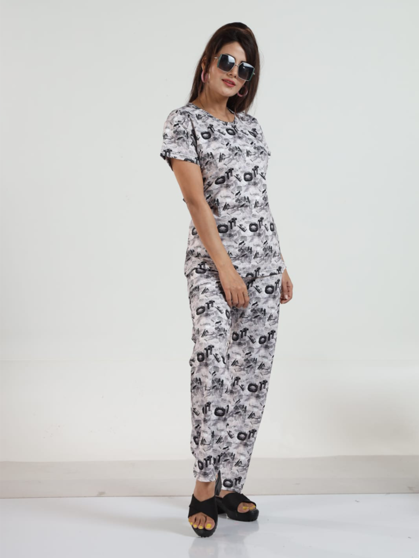 Womy Looper Co Ord Set 9010 | Premium Lounge Wear | Soft & Luxury Sleepwear - Image 4