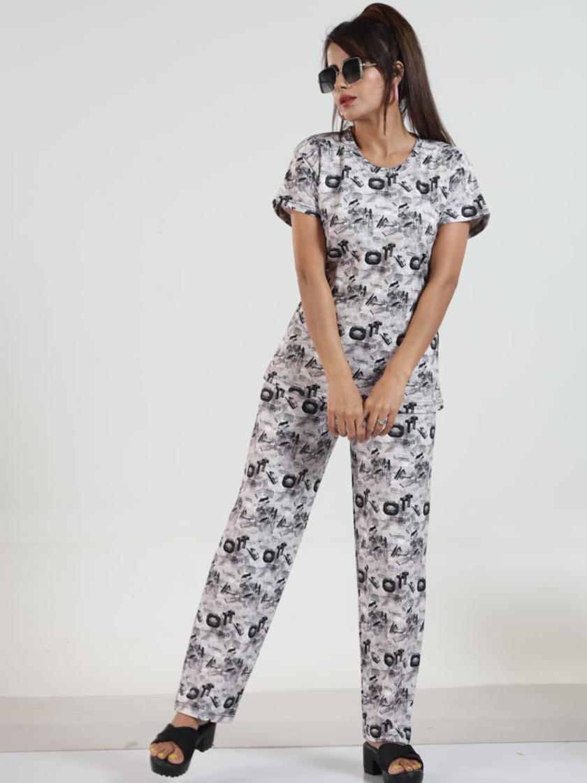 Womy Looper Co Ord Set 9010 | Premium Lounge Wear | Soft & Luxury Sleepwear - Image 5
