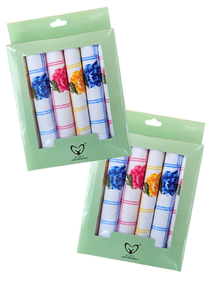 Womy Pure Cotton Napkin Handkerchief Mansi Design