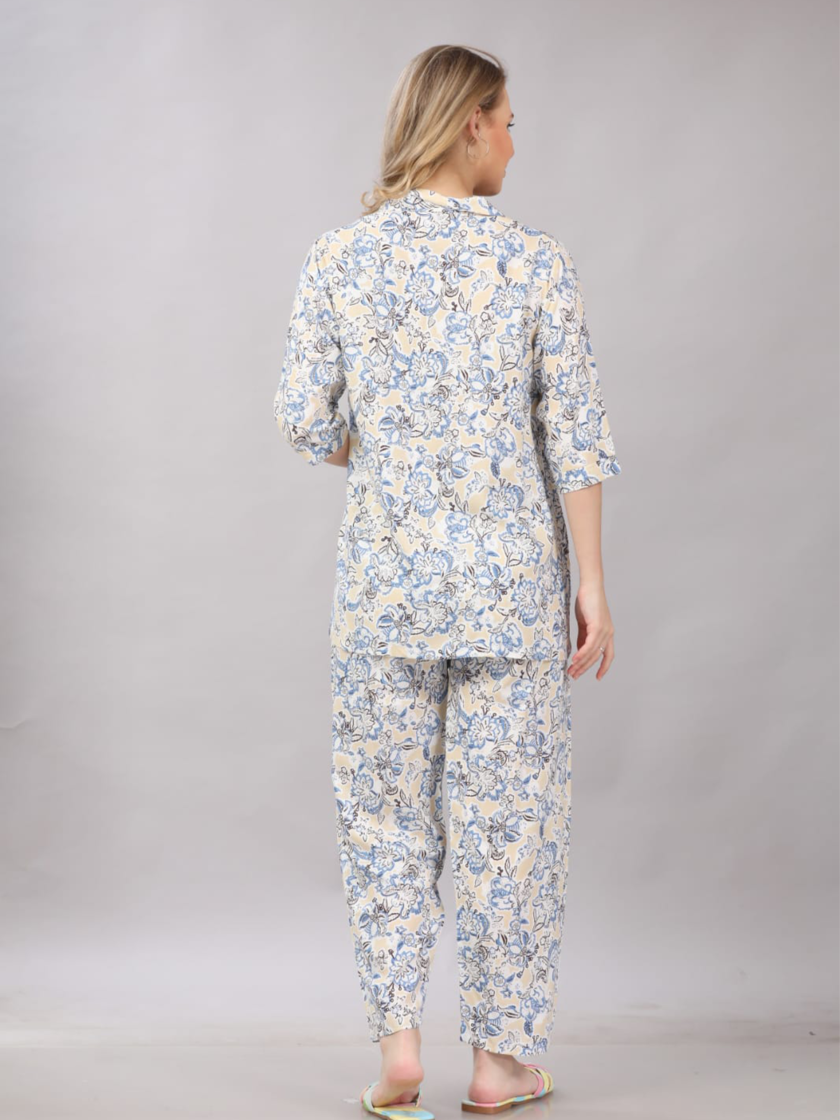 Womy Rayon Co Ord Set 5035 | Premium Lounge Wear | Soft & Luxury Sleepwear - Image 2