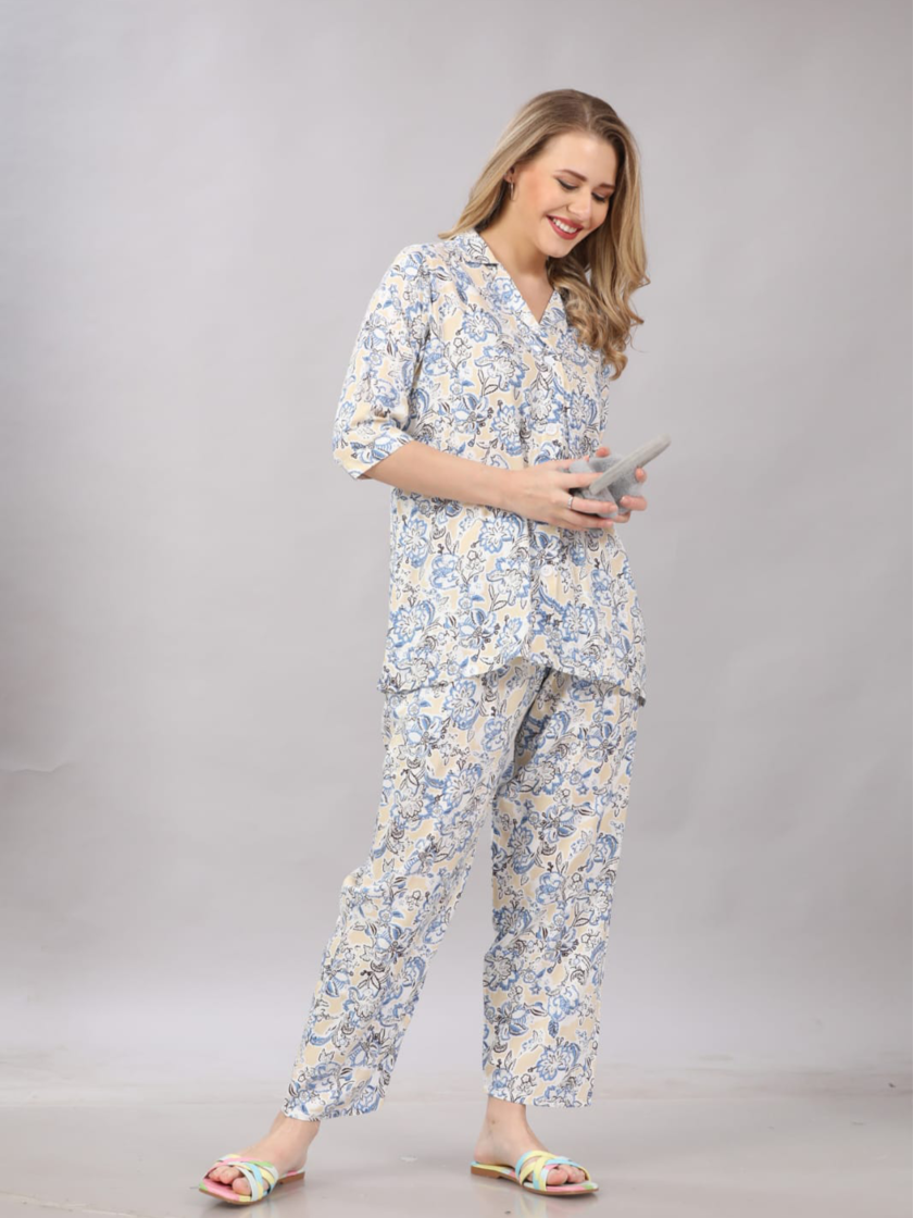Womy Rayon Co Ord Set 5035 | Premium Lounge Wear | Soft & Luxury Sleepwear - Image 4