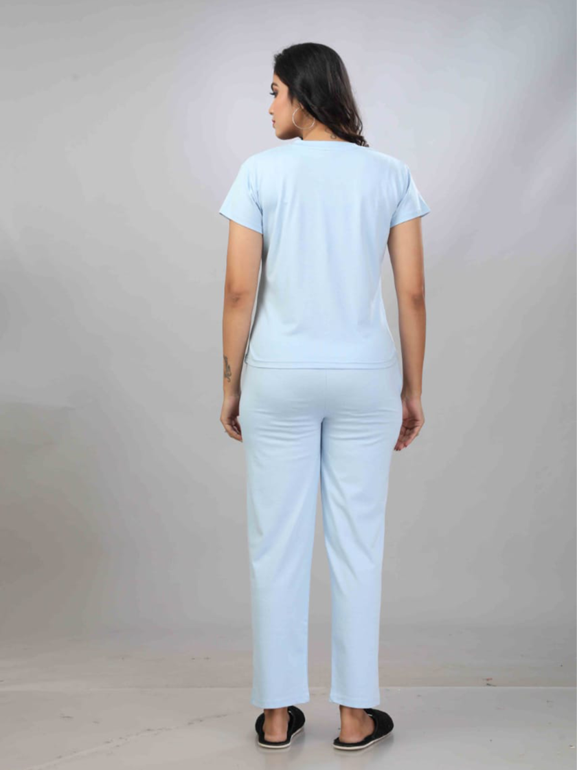 Womy Tencel Night Suit T0001 | Premium Lounge Wear | Soft & Luxury Sleepwear - Image 2