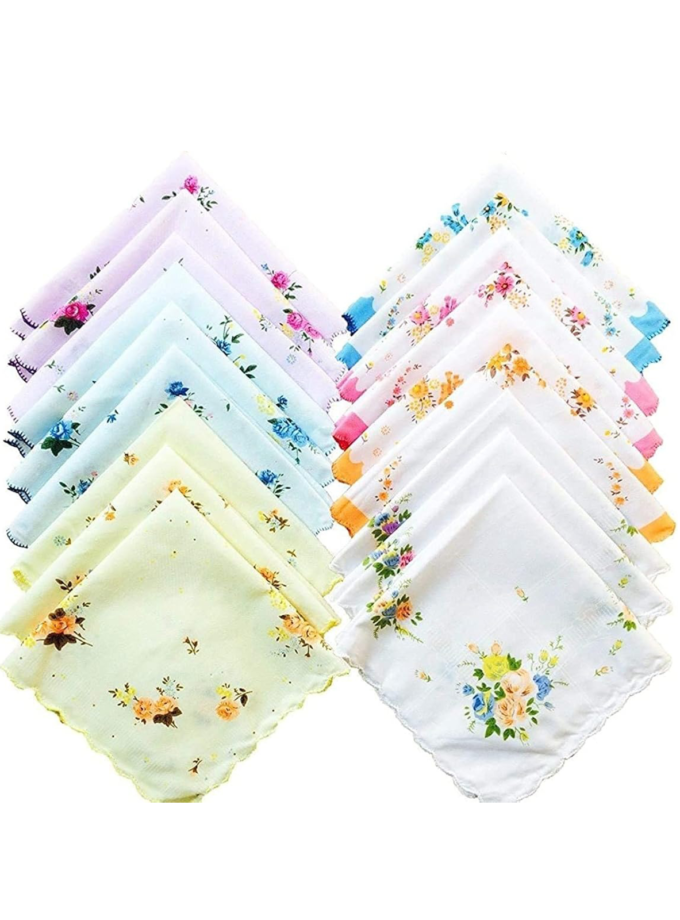 Womy Pure Cotton Tulsi Arco Handkerchief