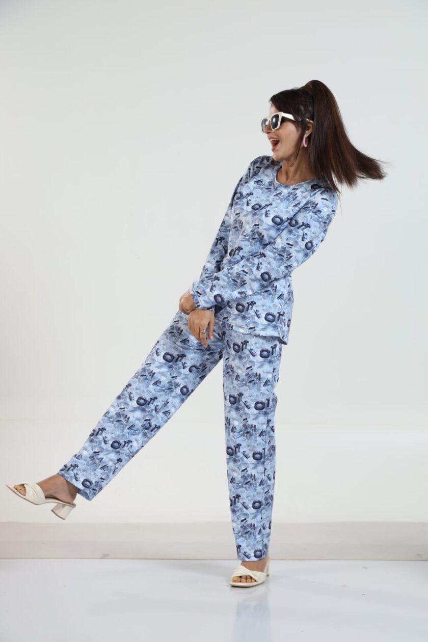 Womy Looper Co Ord Set 9001 | Premium Lounge Wear | Soft & Luxury Sleepwear - Image 6