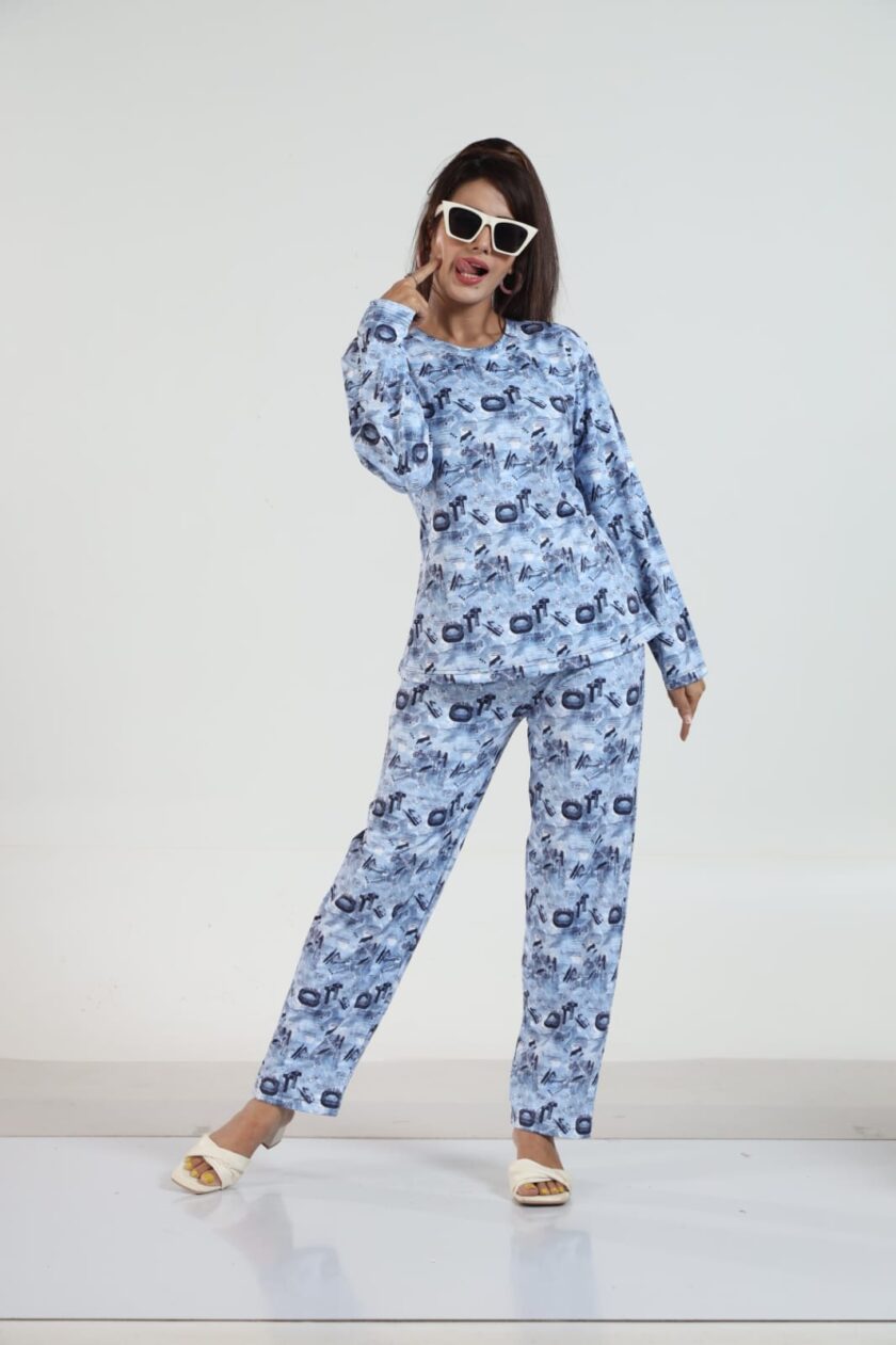 Womy Looper Co Ord Set 9001 | Premium Lounge Wear | Soft & Luxury Sleepwear - Image 4