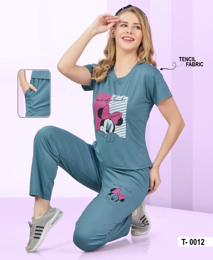 Womy Tencel Night Suit T0012