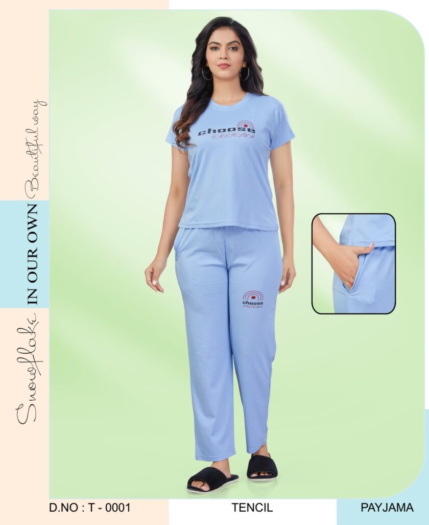 Womy Tencel Night Suit T0001