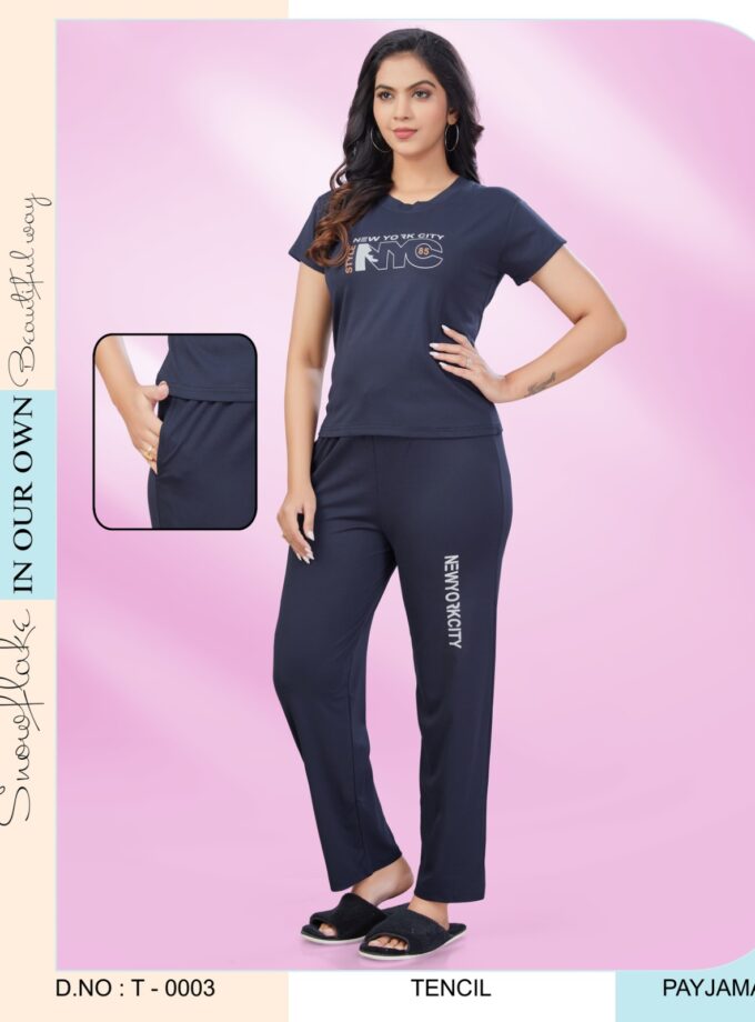 Womy Tencel Night Suit T0003