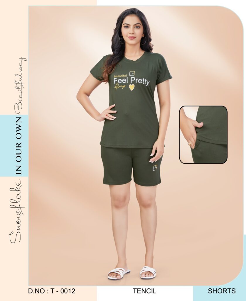 Womy Tshirt and Shorts 0012