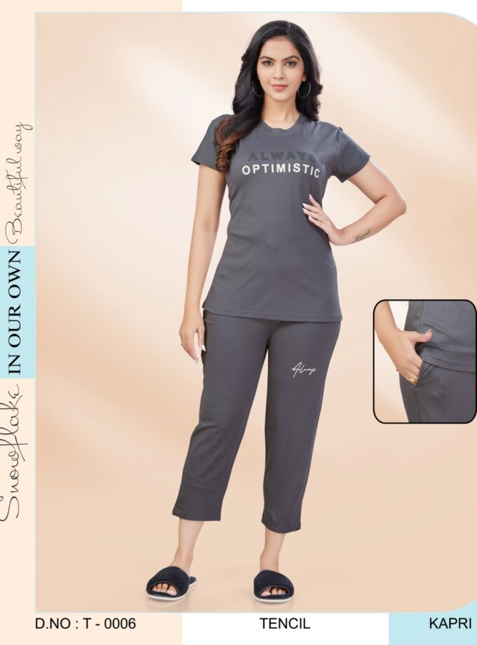Womy Tencel Tshirt And Kaperi 0006