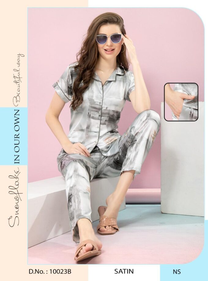 Womy Satin Night Suit 10023B
